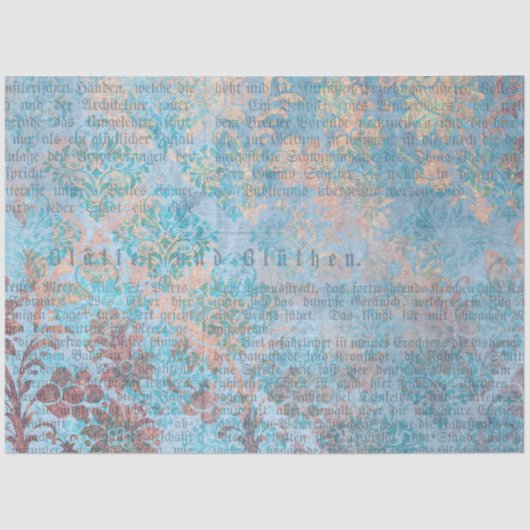 ダマスクエフェラデザインシリーズ#7 薄葉紙 (正面)