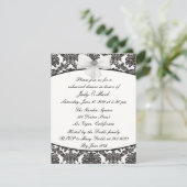 ダマスクエレガンスリハーサルディナー招待状 招待状 (スタンド正面)