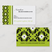 ダマスクエレガンス名刺 名刺 (正面/裏面)