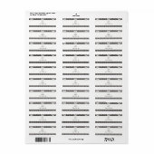 ダマスクエレガンス結婚ズ住所 シール (フルシート)