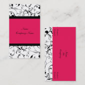 ダマスクエレガントつる植物名刺 名刺 (正面/裏面)