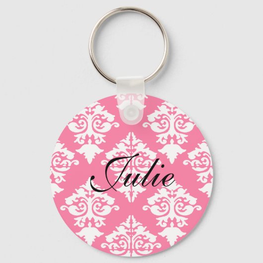 ダマスクエレガントキーチェーン キーホルダー (正面)