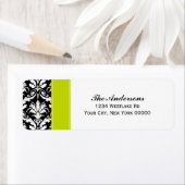 ダマスクエレガントパターン住所 シール (インサイチュ)