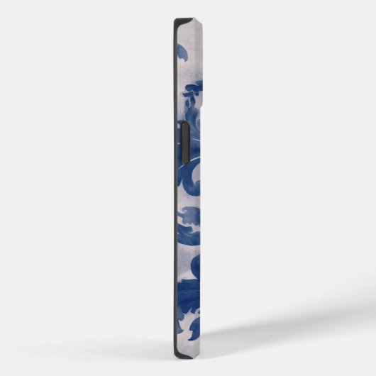 ダマスクエレガントブルートワールデジュウモノグラム Case-Mate iPhoneケース (裏面 / 右)