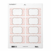 ダマスクエレガントラベル ラベル (フルシート)