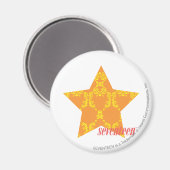 ダマスクオレンジ – 黄3 マグネット (正面/裏面)