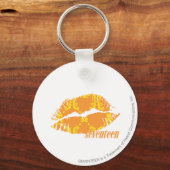 ダマスクオレンジ – 黄 キーホルダー (正面)