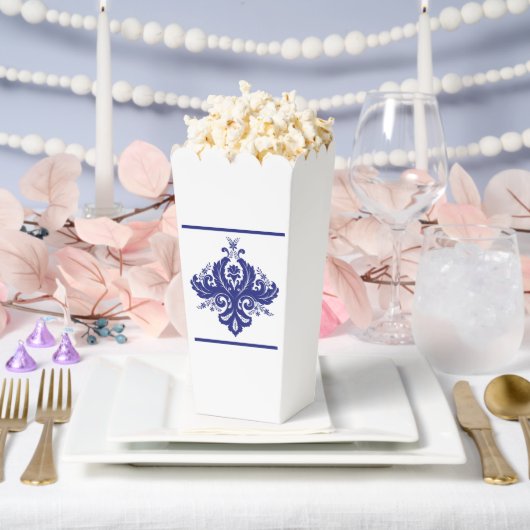 ダマスクオーナメント フェイバーボックス (ウェディング)