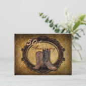 ダマスクカウボーイ結婚カントリー50周年 招待状 (スタンド正面)