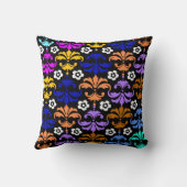 ダマスクカラフルパターン装飾用クッション クッション (裏面)