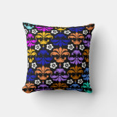 ダマスクカラフルパターン装飾用クッション クッション (正面)