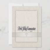 ダマスクガールズファースト招待状 招待状 (正面)