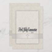 ダマスクガールズファースト招待状 招待状 (正面/裏面)