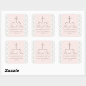 ダマスククロス第一聖餐式 スクエアシール (シート)