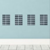 ダマスクグラフィック草イラストレーション高 (ウッドフロア)