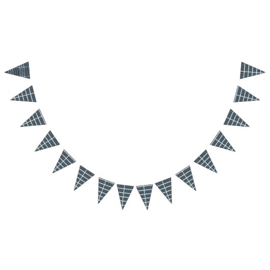 ダマスクグラフィック草イラストレーション高 バンティングフラッグ (全)