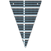 ダマスクグラフィック草イラストレーション高 バンティングフラッグ (第2の旗)