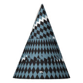 ダマスクグラフィック草イラストレーション高 パーティーハット (左)