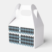 ダマスクグラフィック草イラストレーション高 フェイバーボックス (正面サイド)