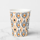 ダマスクグラムカボチャ |トリックまたはトリート 紙コップ (右)