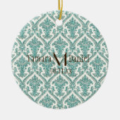 ダマスクグリッター セラミックオーナメント (正面)