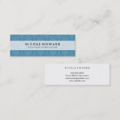 ダマスクシックパターン スキニー名刺 (正面/裏面)