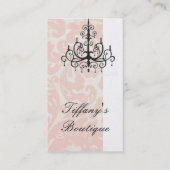 ダマスクシャンデリアファッション美しいスパ 名刺 (正面)