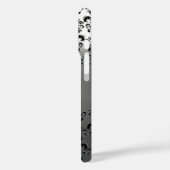 ダマスクジェムモノグラムイエローホワイトクリスタル Case-Mate iPhoneケース (裏面 / 左)