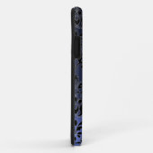 ダマスクジェムモノグラムパープルダーク Case-Mate iPhoneケース (裏面/右)