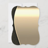 ダマスクジンジャーブレッド企業のクリスマスパーティー 招待状 (裏面)