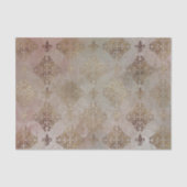 ダマスクスチームパンク |ヴィンテージ黄金装飾品 薄葉紙 (正面)