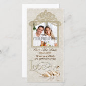 ダマスクスワンエレガンス – 日付を保存 セーブザデート (正面/裏面)