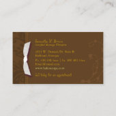 ダマスクスワーズスパマッサージセラピー 名刺 (裏面)