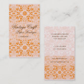 ダマスクスワーズレースソルベカスタムット名刺 名刺 (正面/裏面)