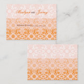 ダマスクスワーズレースソルベカスタムット座席表 プレイスカード (正面/裏面)