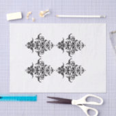 ダマスクティッシュペーパー 薄葉紙 (クラフト)