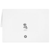 ダマスクデイジーヴィンテージフローラサンキューカード (裏面横)