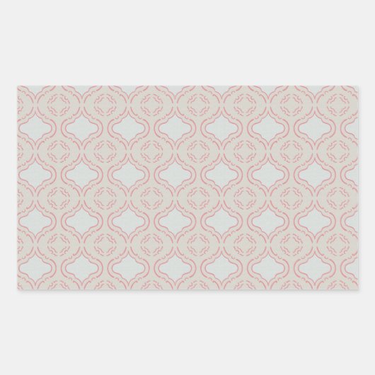ダマスクデジタル 長方形シール (正面)