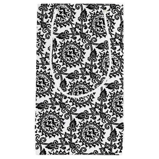 ダマスクハレ模様 スモールペーパーバッグ (正面)