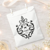 ダマスクハロウィーンスパイダー |感謝していのドロップバイ フェイバーバッグ (クリップ留めされた状態)