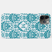 ダマスクパターカスタムンモノグラム電話ケース Case-Mate iPhoneケース (裏面(横))