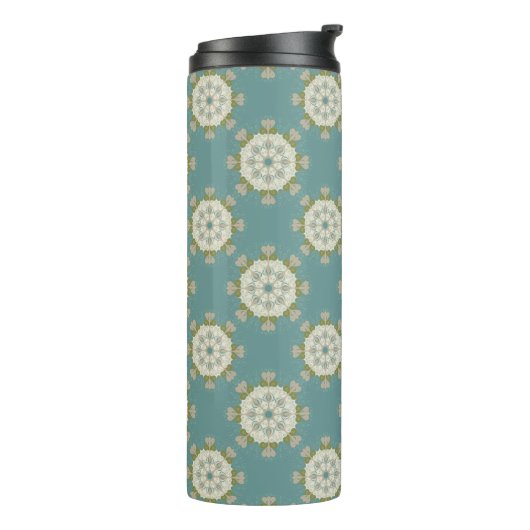 ダマスクパターンと抽象芸術要素 タンブラー (回転左)