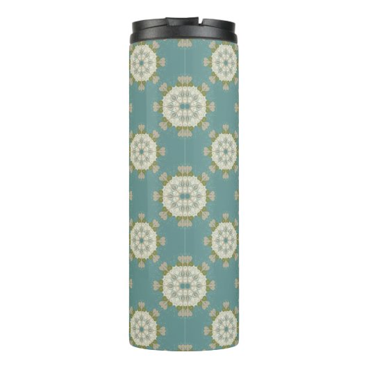 ダマスクパターンと抽象芸術要素 タンブラー (裏面)