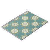 ダマスクパターンと抽象芸術要素 ノートブック (左側)