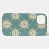 ダマスクパターンと抽象芸術要素 Case-Mate iPhoneケース (裏面 (横))