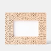 ダマスクパターンのエッチングフレーム レーザー彫刻フレーム (正面)
