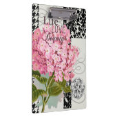 ダマスクパターンフローラかわいらし色 クリップボード (右)