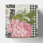 ダマスクパターンフローラかわいらし色 フェイバーボックス (上部)