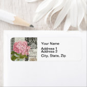 ダマスクパターンフローラかわいらし色 ラベル (インサイチュ)