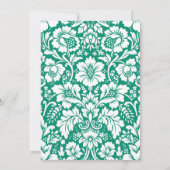 ダマスクパターン10 サンキューカード (裏面)